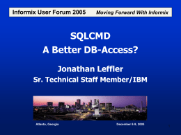 SQLCMD – A Better DBACCESS?