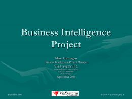Business Intelligence Project