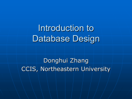 Introduction to Database Systems