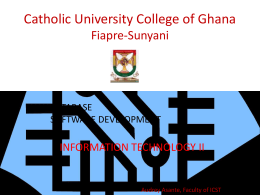 Catholic University College of Ghana Fiapre