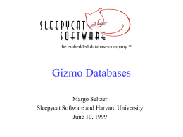Gizmo Databases