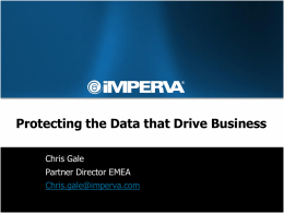 Protecting the Data that Drive Business