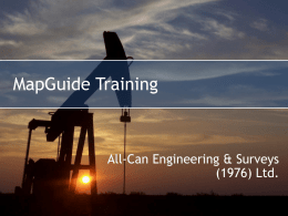 MapGuide Training - All-Can