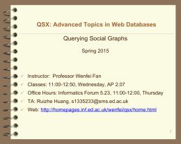 QSX - Informatics Homepages Server