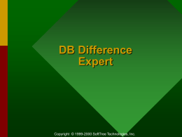 DB Difference Expert