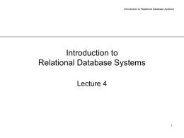 What is a Database System?