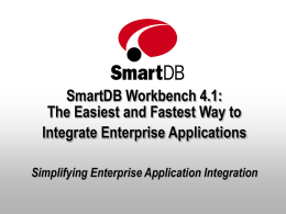 SmartDB Corporation - Atlanta Oracle Applications Users Group