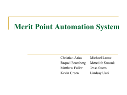 Merit Point Automation