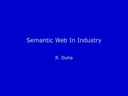 Semantic Web in the real world