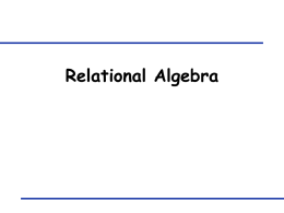 RelatonalAlgebra