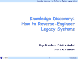 How to Reverse Engineer Legacy Systems