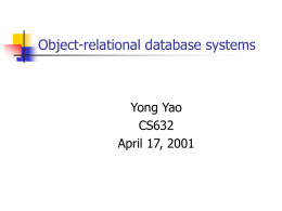 Slides from Yong