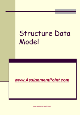 Data Models - Assignment Point
