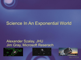 Science In An Exponential World