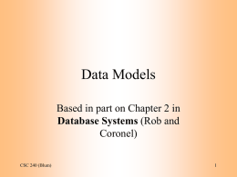 Data Models - La Salle University