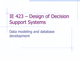 Database Development Concepts