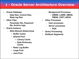 Getting Started with Oracle Server