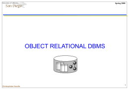 132B-ordbms - Database Group
