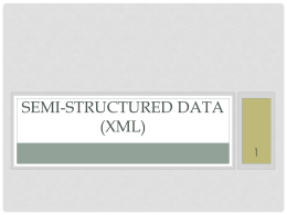 XML Data Model
