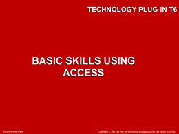 Technology Plug-In T6 PowerPoint Presentation
