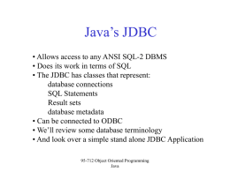 09_JDBC - Andrew.cmu.edu
