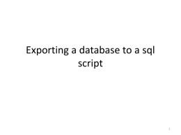 DatbaseToSQLScript