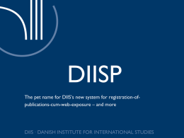 diisp - Do you need a website for your conference?