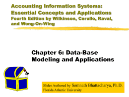 Accounting Information Systems: Essential Concepts