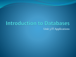 IntroductiontoDatabases