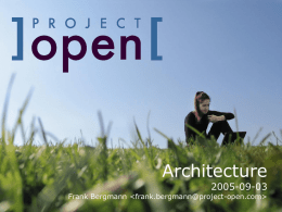 project-open[ Architecture Overview