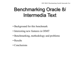 Oracle 8i Intermedia Text