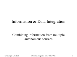 Information Integration