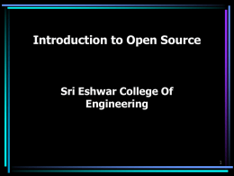 PHP Introduction - Chettinad College of Engineering & Technology