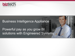 Business Intelligence Requirements Definition