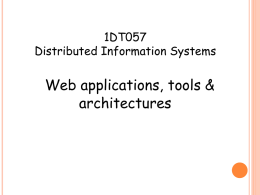 Web Tools - Department of Information Technology