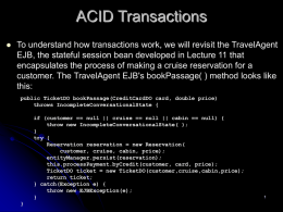 ACID Transactions - Information Technology Gate