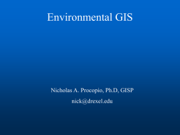 FUNDAMENTALS OF GEOGRAPHIC INFORMATION SYSTEMS
