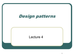 Design patterns