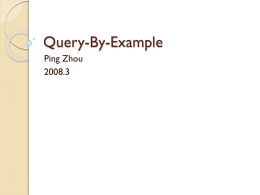 Query-By-Example