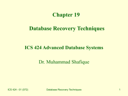06-Chapter-19-Database-Recovery