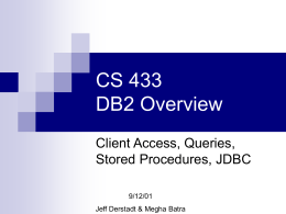DB2 Overview