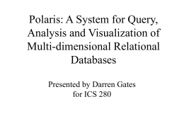 Polaris: A System for Query, Analysis and Visualization of Multi