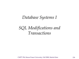354.SQLModifications.. - Simon Fraser University