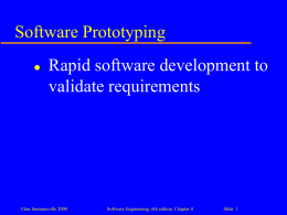Software Prototyping - La Salle University
