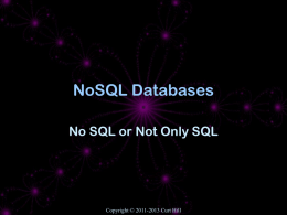 No SQL databases