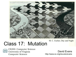 Lecture 17 - University of Virginia