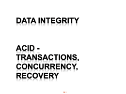 Data Integrity
