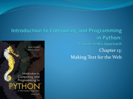 Ch13-MakingTextForTheWeb