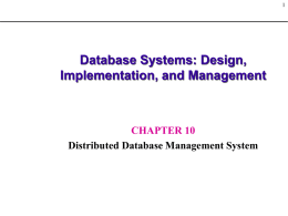 Design, Implementation, and Management THIRD EDITION