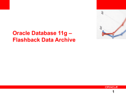 12 Managing Flashback Data Archive